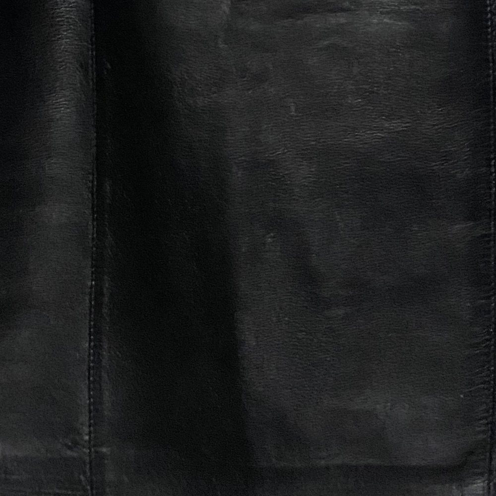 Evan Davies Black Napa Leather Skirt - Picture 5 of 5